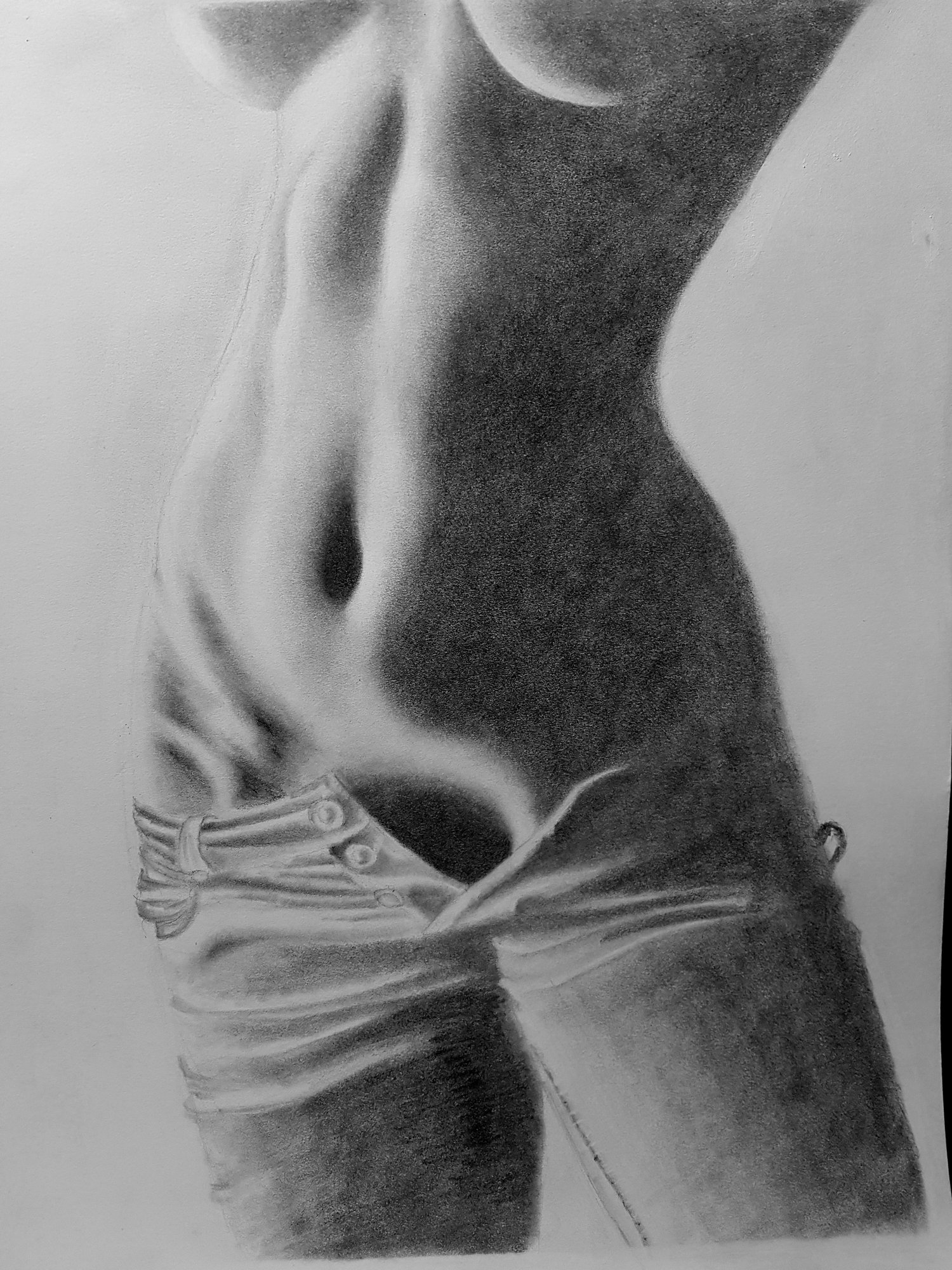 1500x2000, 628 Kb / джинсы, топлесс