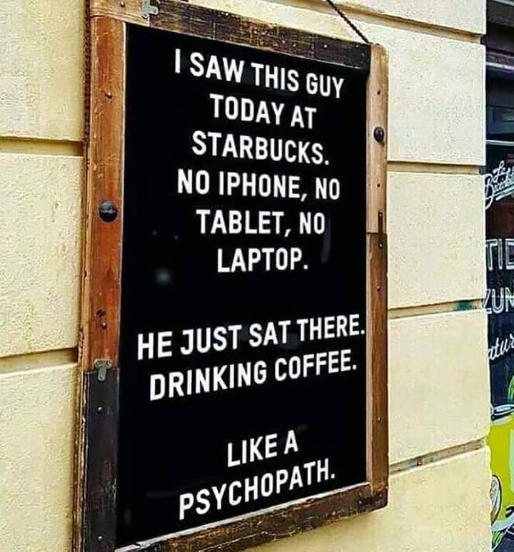 720x774, 68 Kb / психопат, айфон, старбакс, планшет, надпись, доска