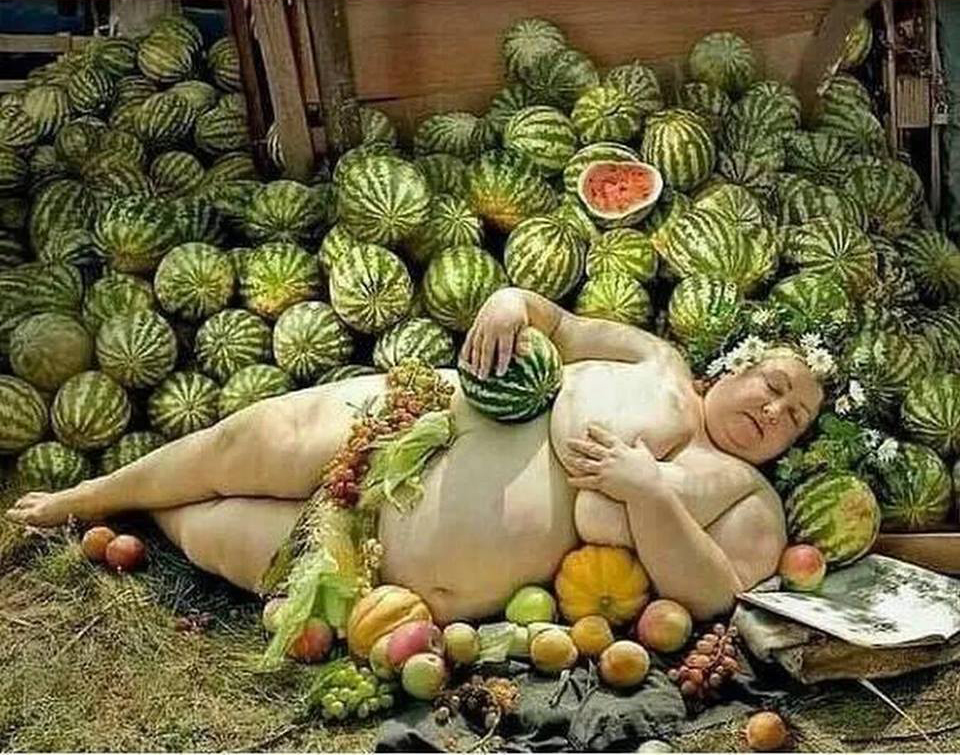 960x755, 550 Kb / Арбузы, баба