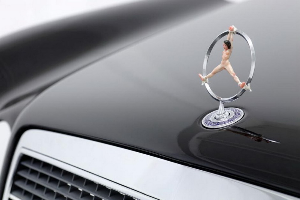 1000x667, 106 Kb / Мерседес, значок, бандаж, связывание