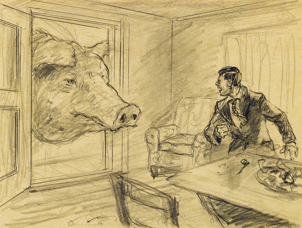 1200x906, 275 Kb / свинья, рисунок, рыло