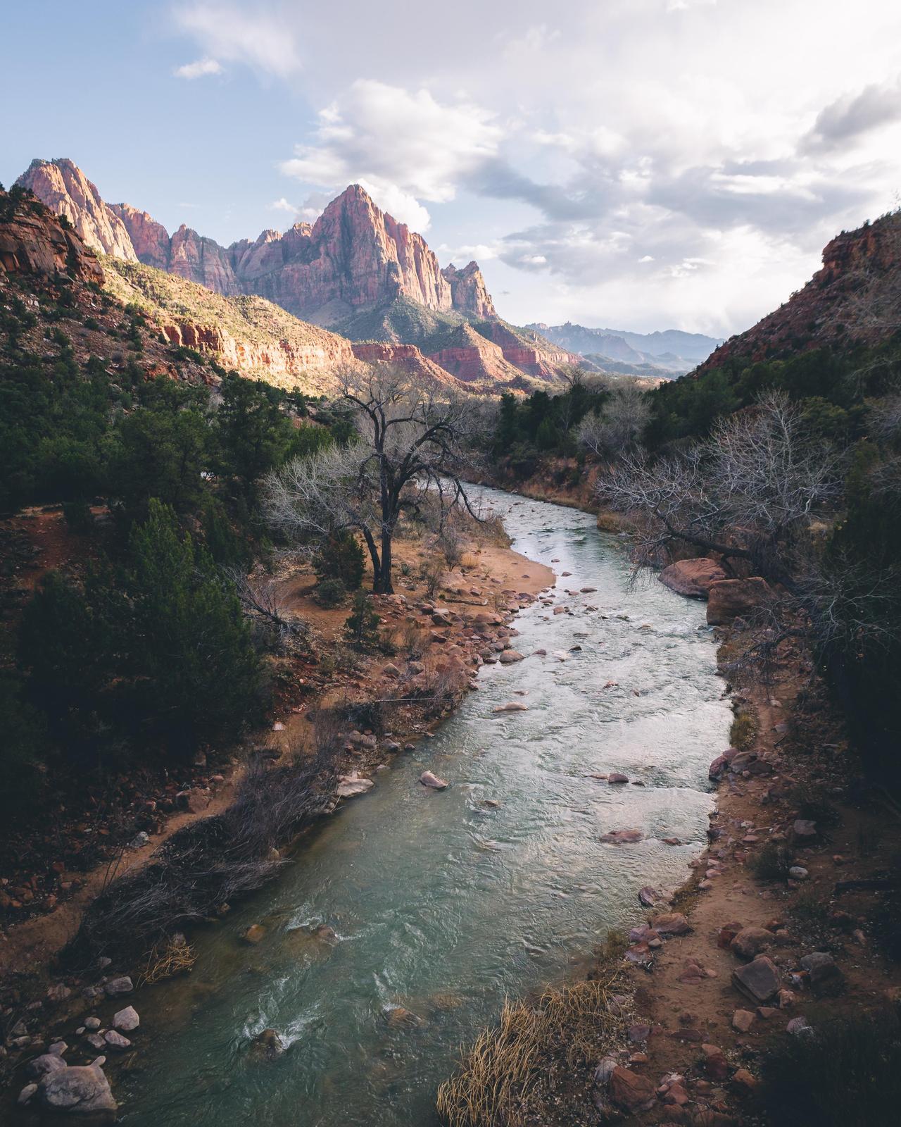 1280x1600, 308 Kb / горы, река, сухостой