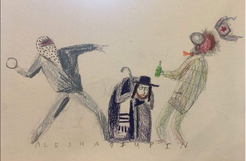 828x542, 62 Kb / жизнь, алеша ступин, рисунок, война