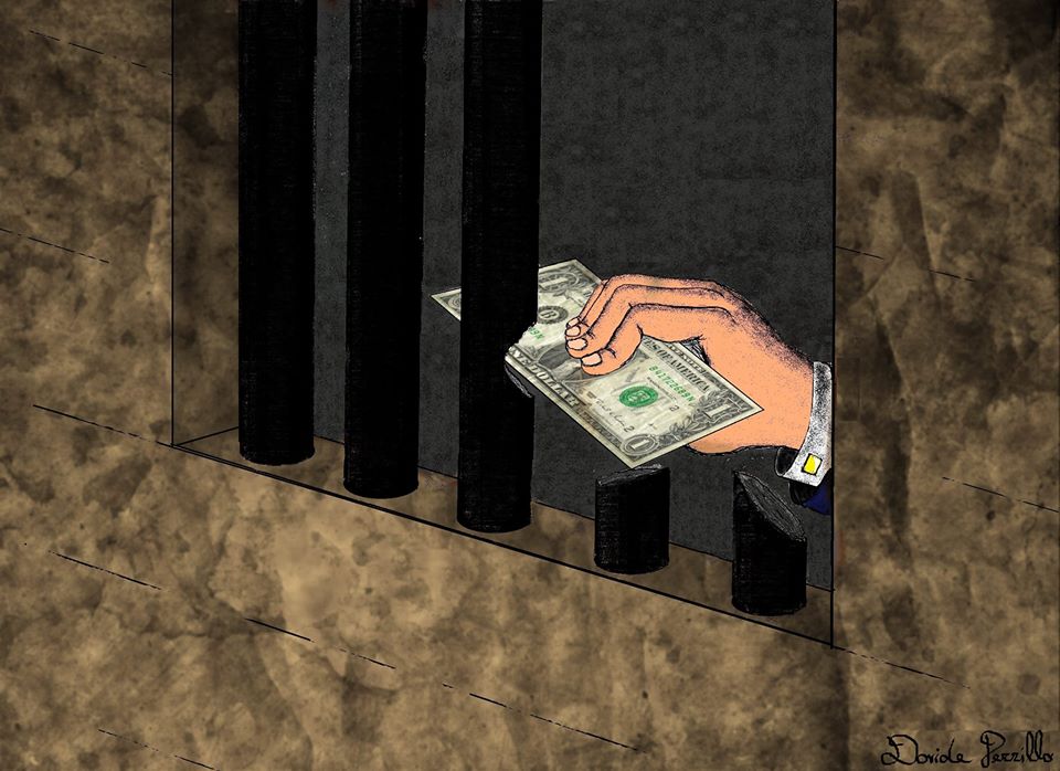 960x698, 99 Kb / доллар, решетка, взятка, свобода