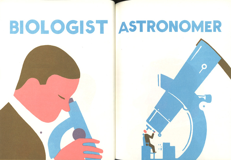 800x554, 101 Kb / биолог, астроном, микроскоп, телескоп