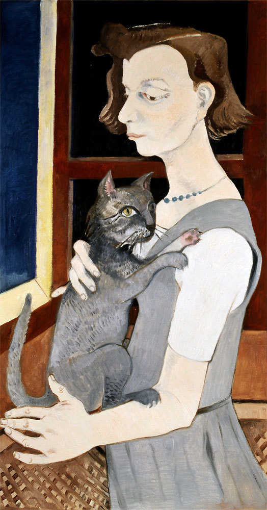 524x1000, 123 Kb / дама, кошка, кот, рисунок