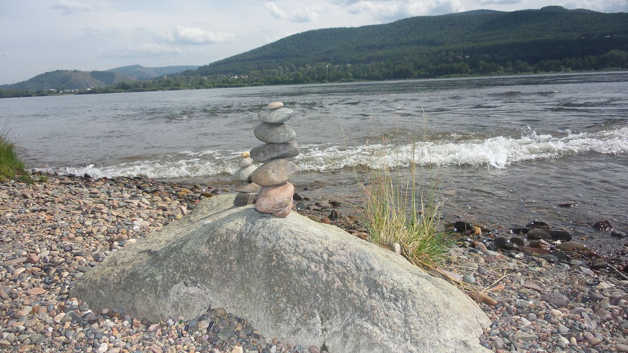 1280x720, 263 Kb / река, берег, камни