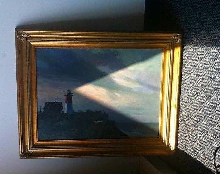 750x594, 87 Kb / маяк, картина, свет