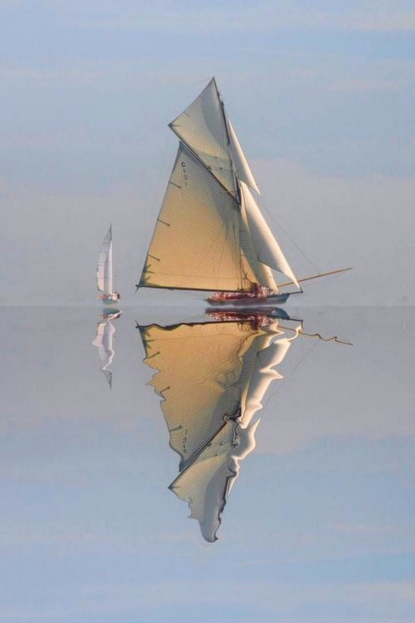 853x1280, 63 Kb / парус, парусники, лодки, вода, небо