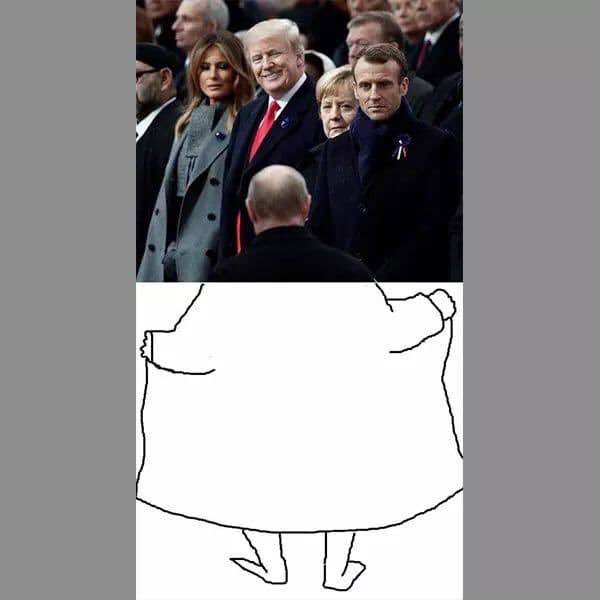 600x600, 25 Kb / Путин, Трамп, Меркель, макрон, эксгибиционист