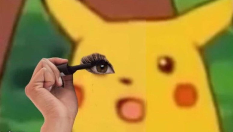 775x441, 25 Kb / Покемон, ресницы, пикачу