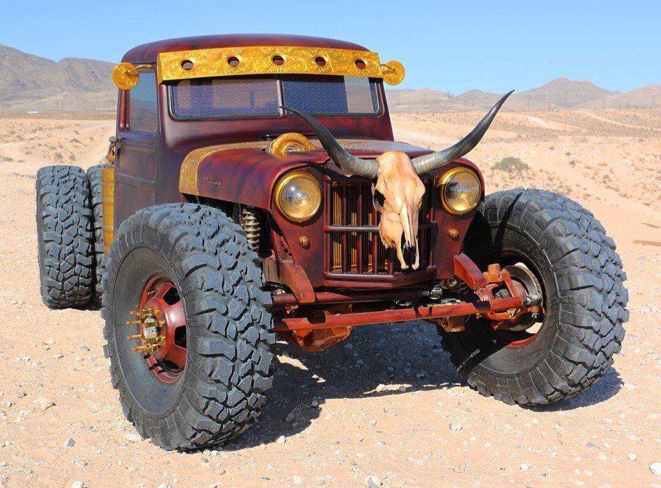 960x709, 137 Kb / авто, череп, рога