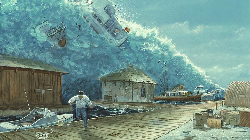 968x544, 104 Kb / волна, цунами, пиздец