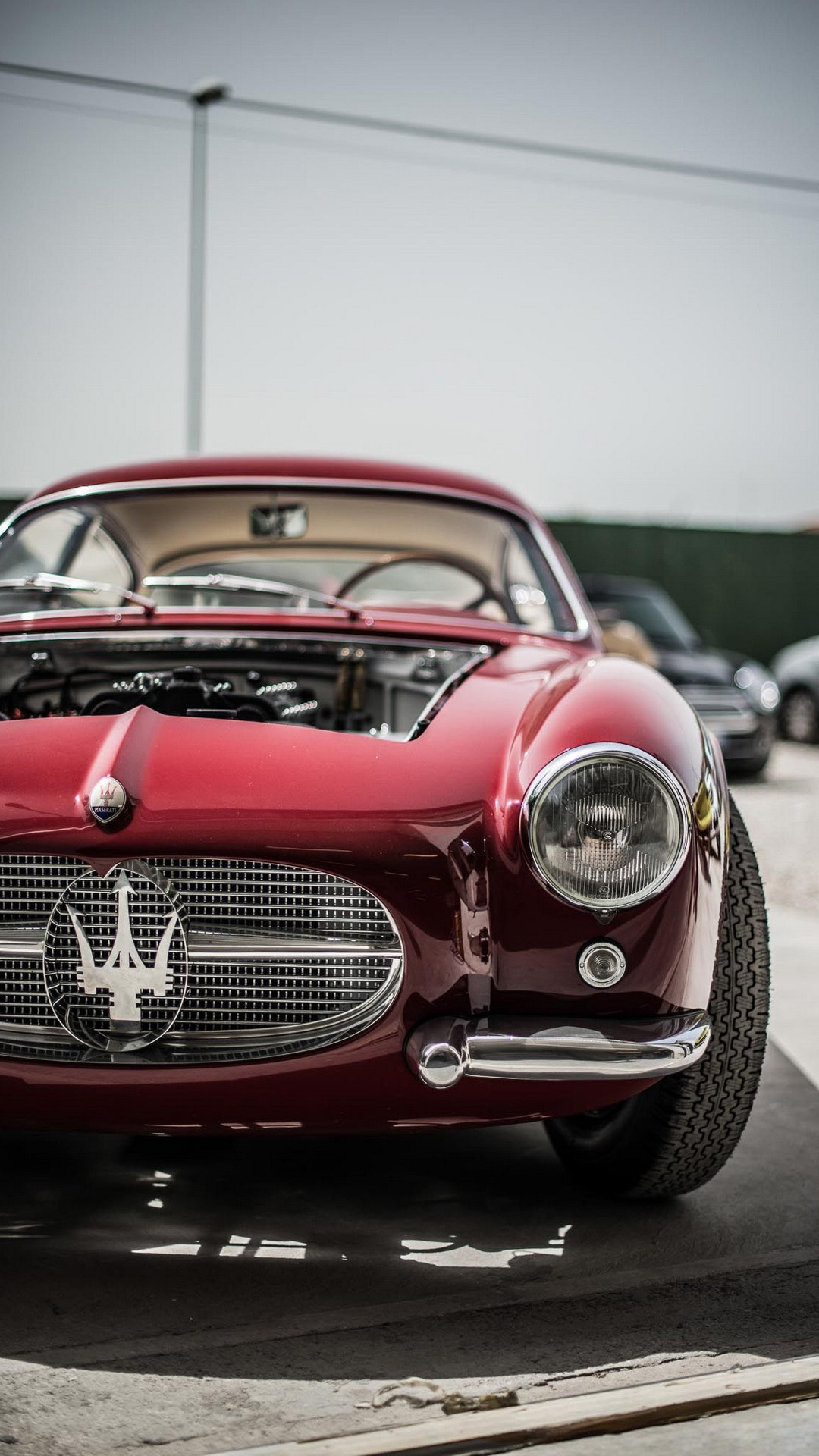 1080x1920, 424 Kb / ретро, классика, автомобиль, мазератти