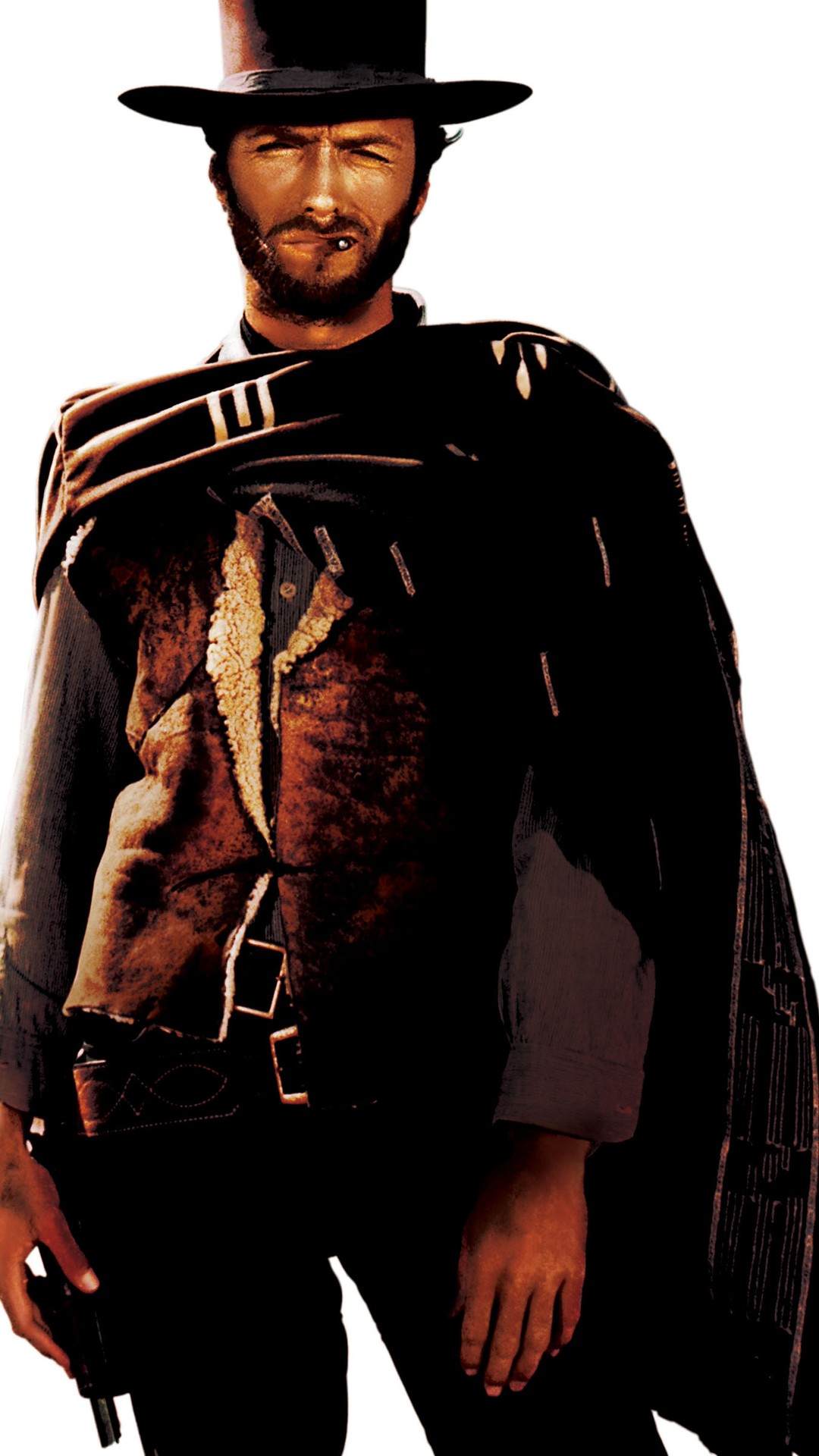 1080x1920, 227 Kb / Клинт Иствуд, пончо, человек без имени, вестерн, хороший, плохой, злой, Серджио Леоне