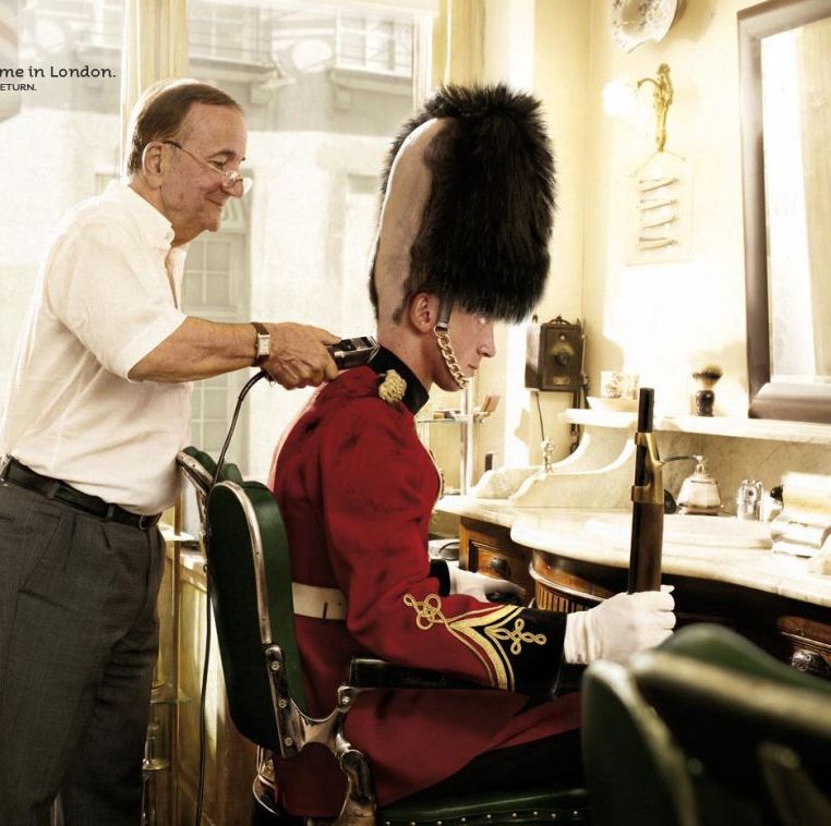 762x758, 83 Kb / стрижка, Англия, гвардеец, парикмахерская, папаха