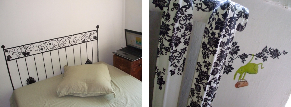 965x354, 253 Kb / лебедев, рисунок, кровать, батарея