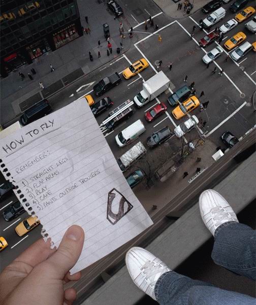 504x600, 71 Kb / полет, супермен, инструкция, крыша, суицид