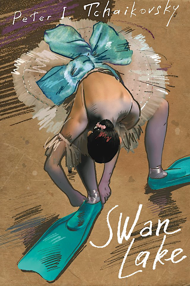 640x960, 238 Kb / балерина, ласты, чайковский, лебединое, озеро, Владимир Цеслер