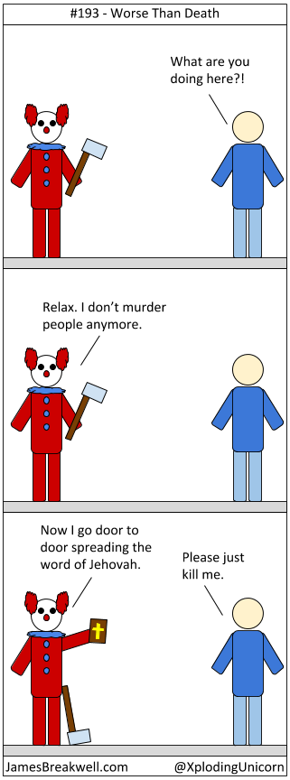 321x864, 53 Kb / свидетели иеговы, клоун, пеннивайз, оно, библия, топор