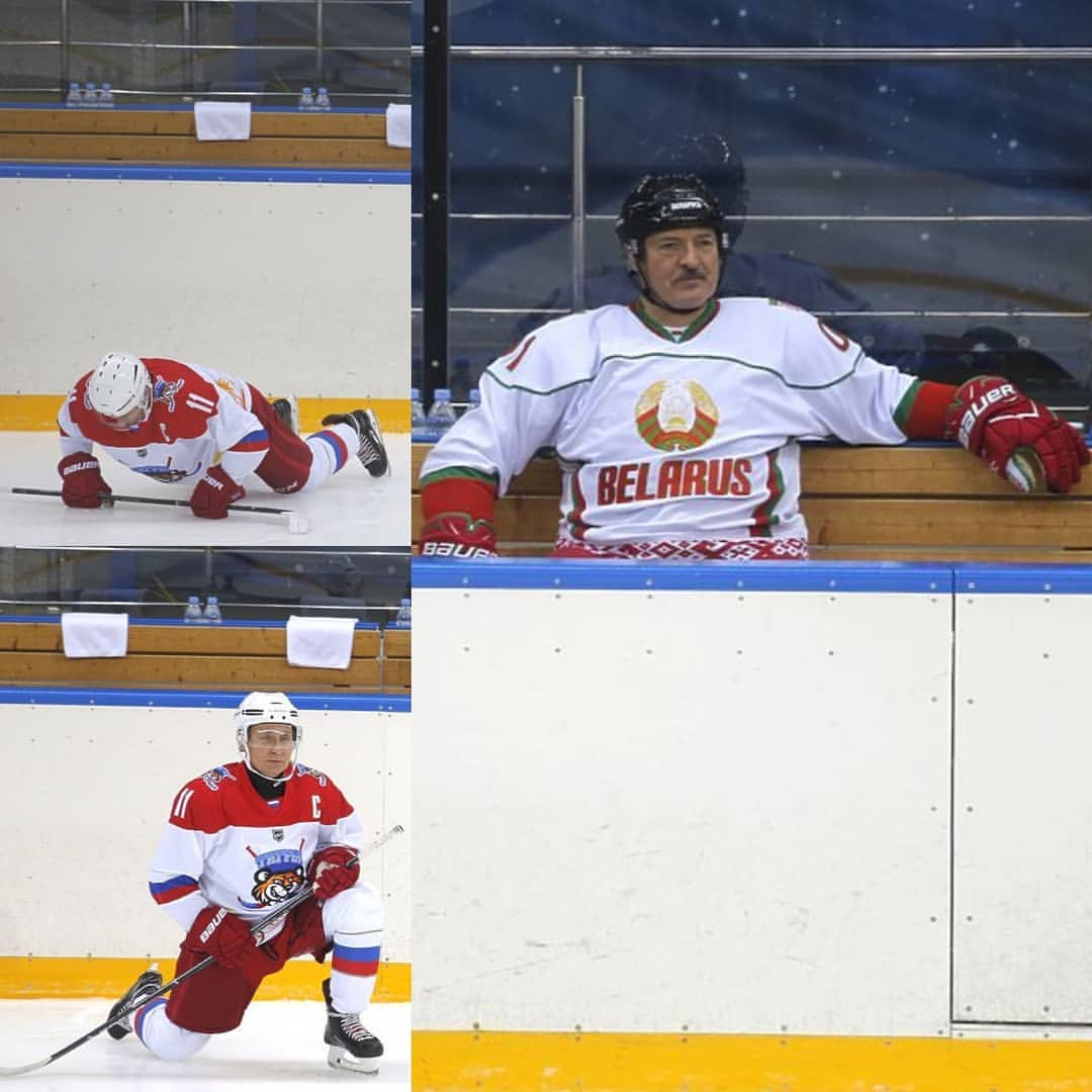 1080x1080, 75 Kb / лукашенко, путин, хоккей, отжимание