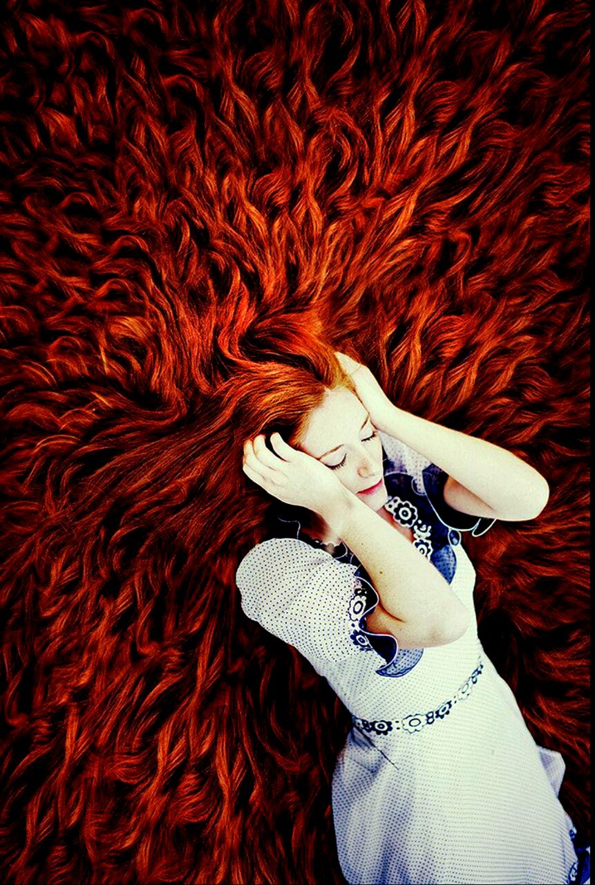 861x1280, 361 Kb / рыжая, волосы