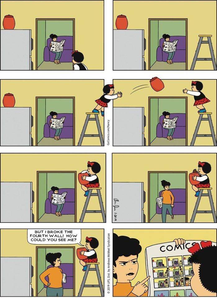 699x960, 100 Kb / комикс, варение, стремянка, четвертая стена