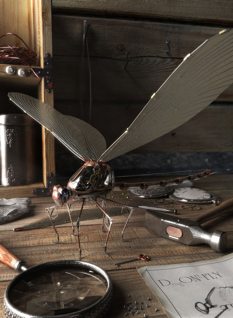 800x1088, 183 Kb / стрекоза, лупа