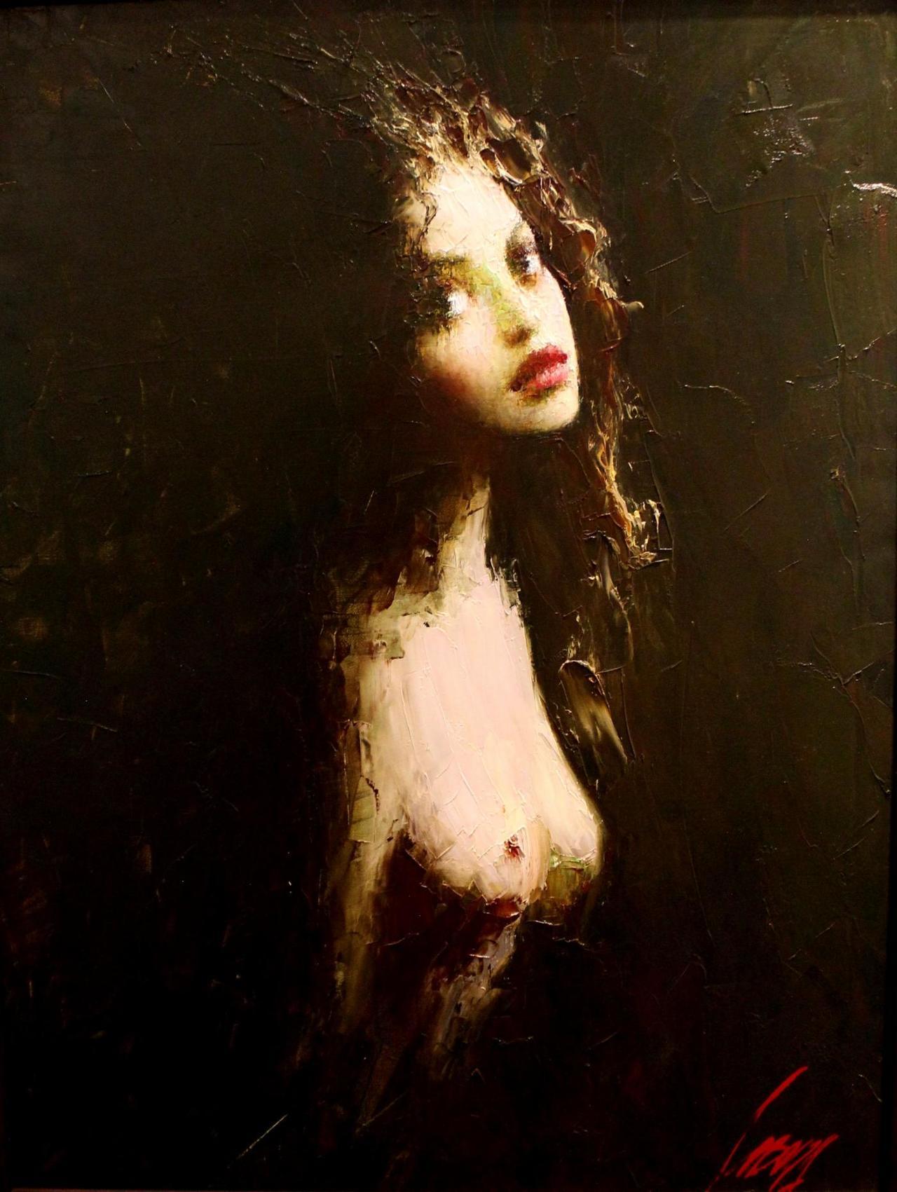 1280x1701, 187 Kb / девка, рисунок, портрет, Laura, Taras Loboda