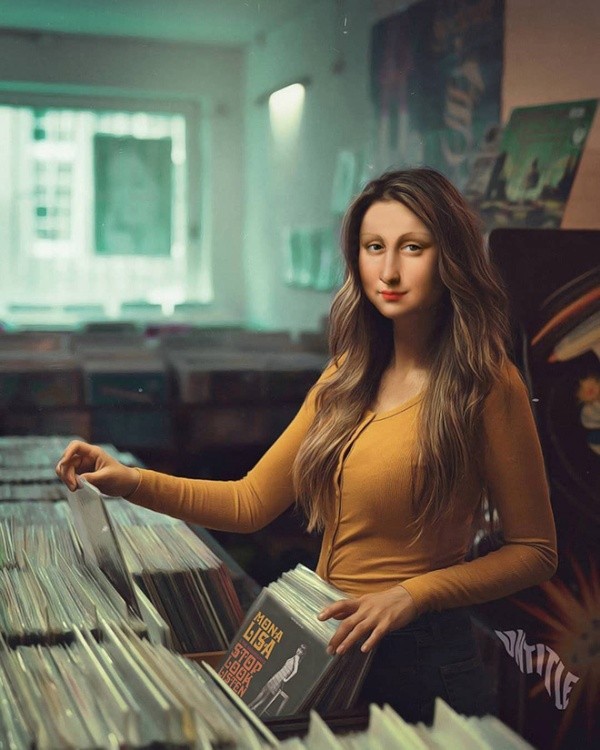 600x750, 98 Kb / Мона Лиза, Джоконда, пластинки