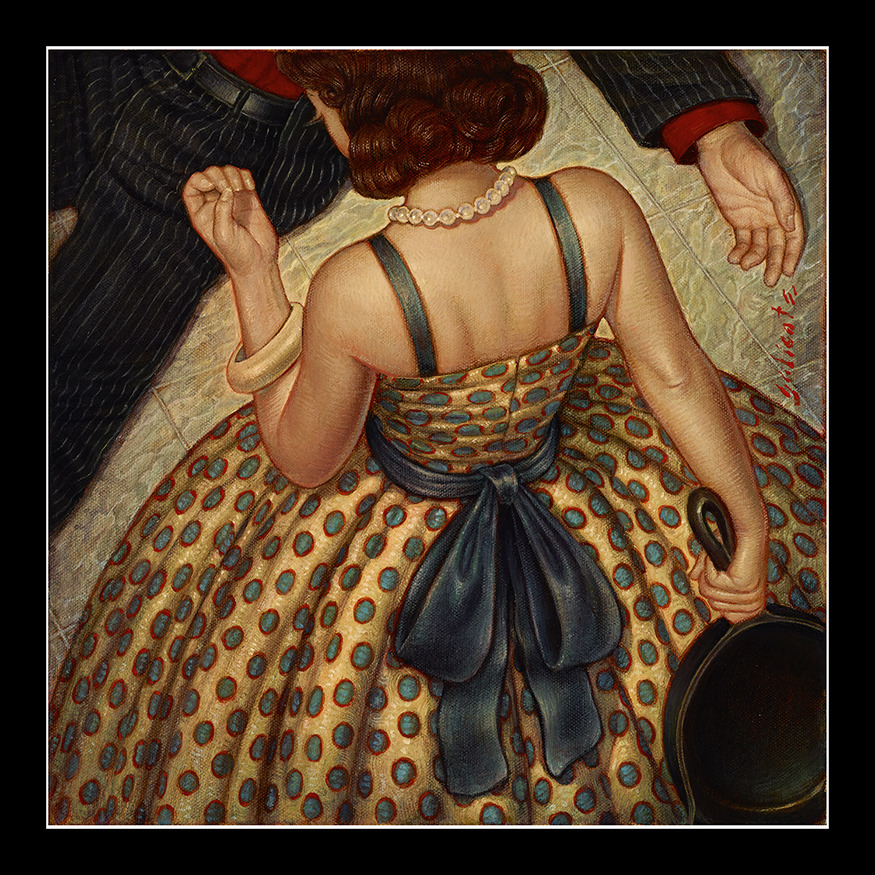 875x875, 387 Kb / женщина, платье, сковорода, мужик, пригрела