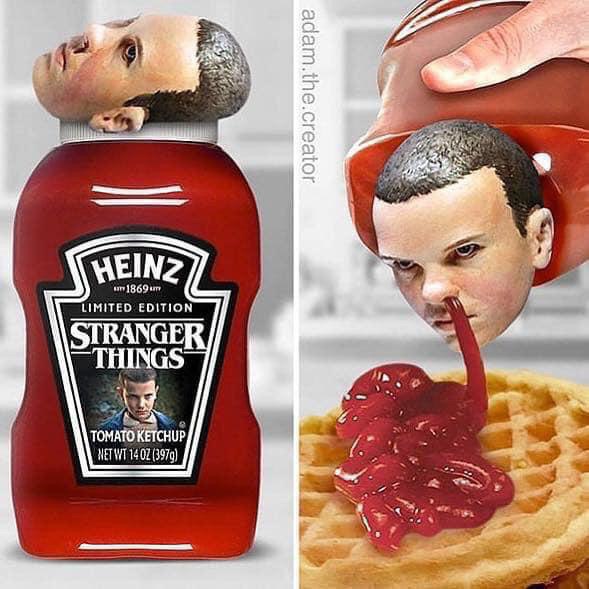 589x589, 78 Kb / кетчуп, нос, сопли, печенье, очень странные дела, 11