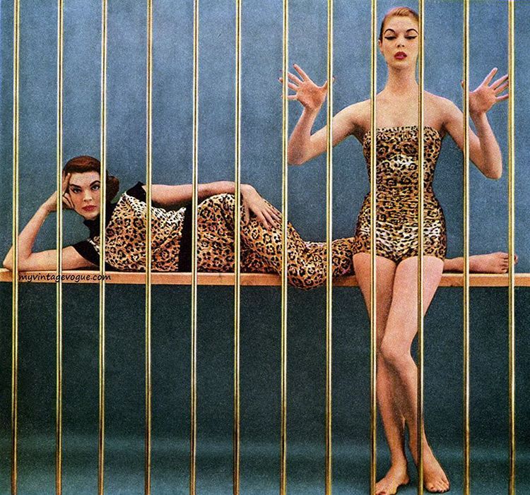 750x701, 145 Kb / девки, решётка, леопард, рисунок