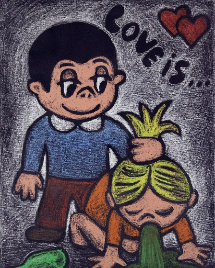 842x1048, 505 Kb / любовь, хвостик, рыгает