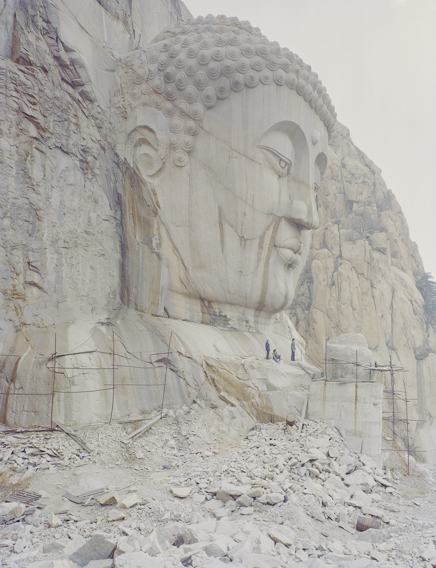 1500x1954, 637 Kb / будда, скульптура, скала, горы, камень