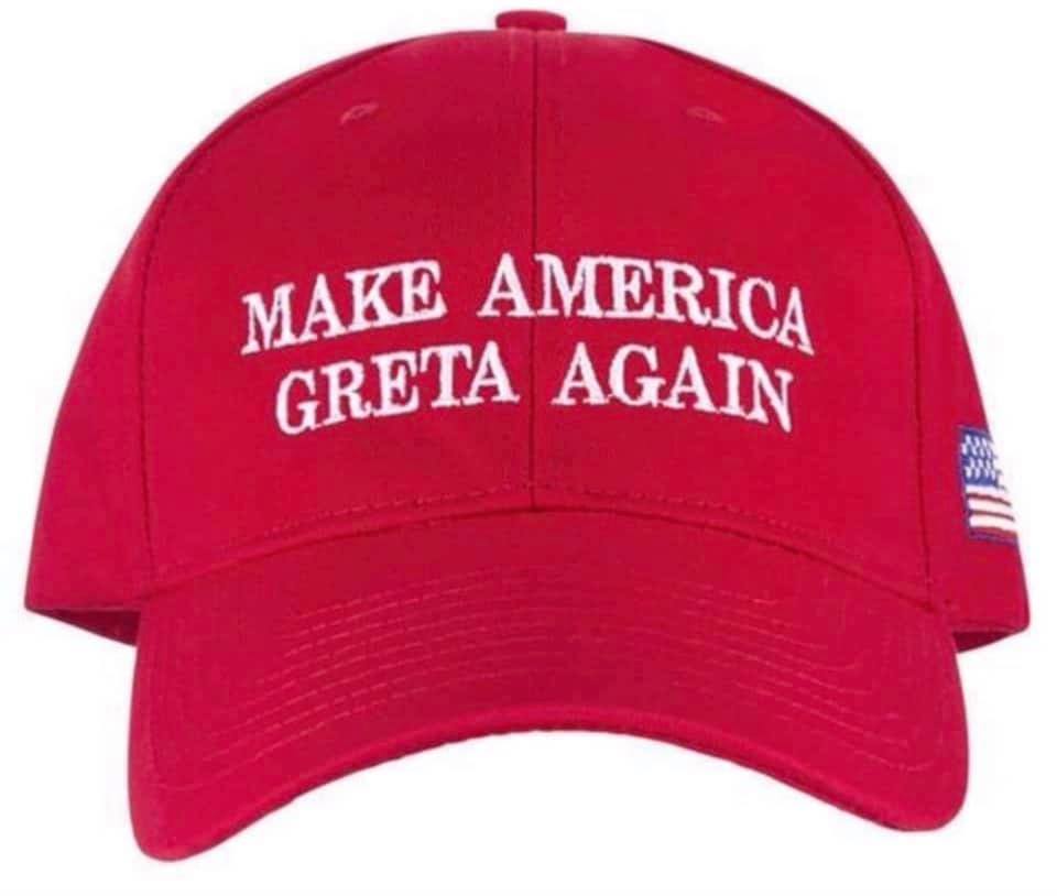 960x814, 37 Kb / Грета Тунберг, бейсболка