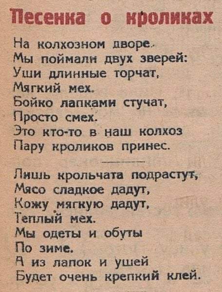 456x599, 50 Kb / кролики, клей, песенка