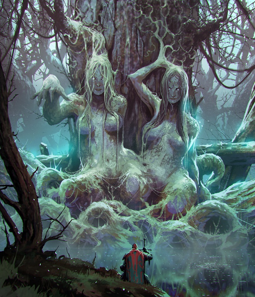 824x960, 262 Kb / дриады, рыцарь