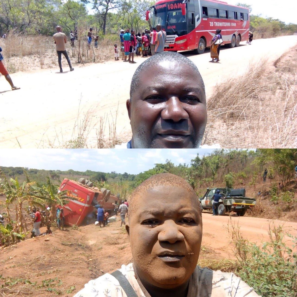 1200x1200, 309 Kb / автобус, авария, негр, селфи, автомобиль