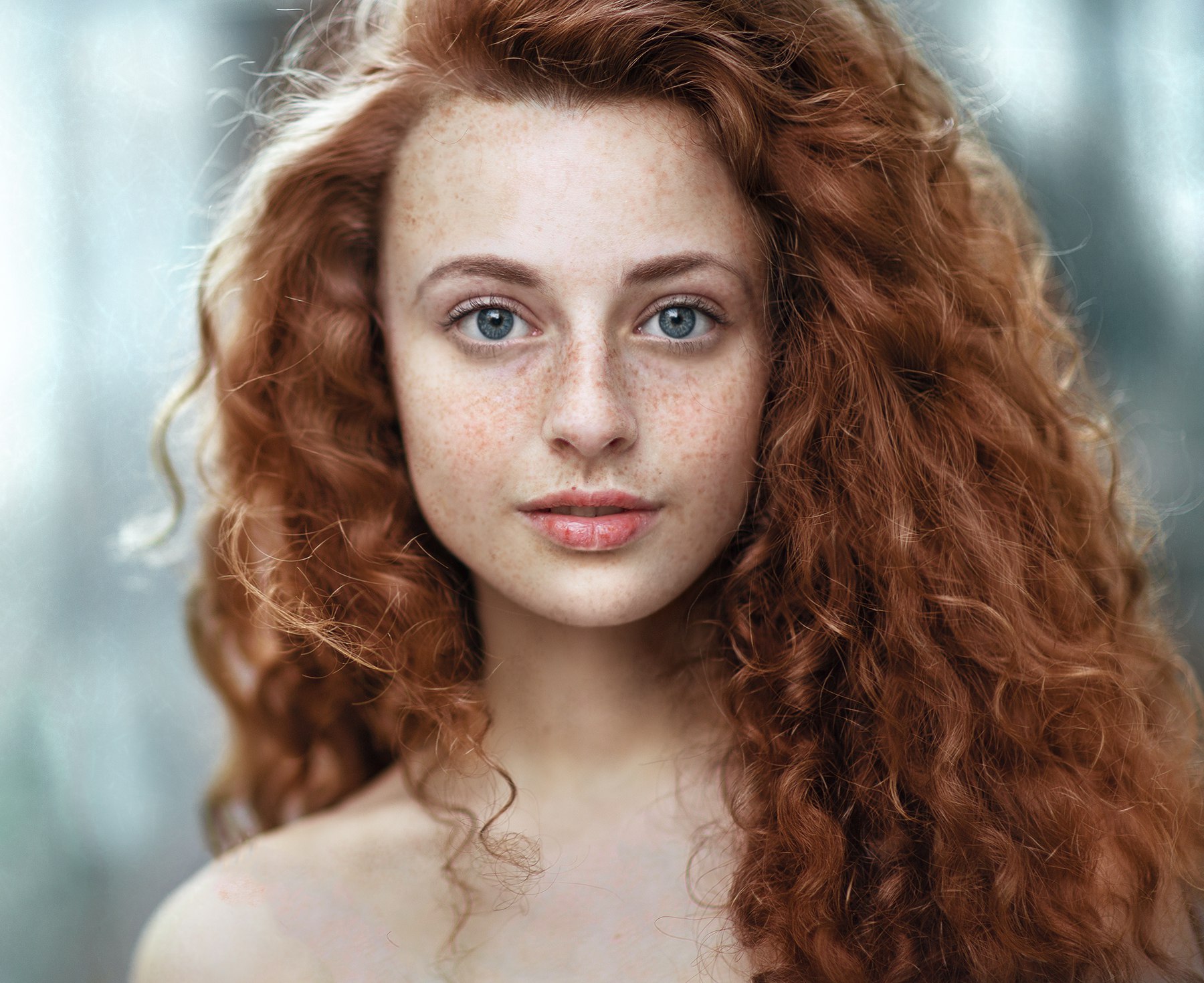 1800x1470, 425 Kb / рыжая, кудри, конопатая, веснушки, голова