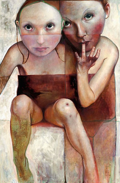 474x720, 73 Kb / девки, палец, взгляд, рисунок, Tamara Muller