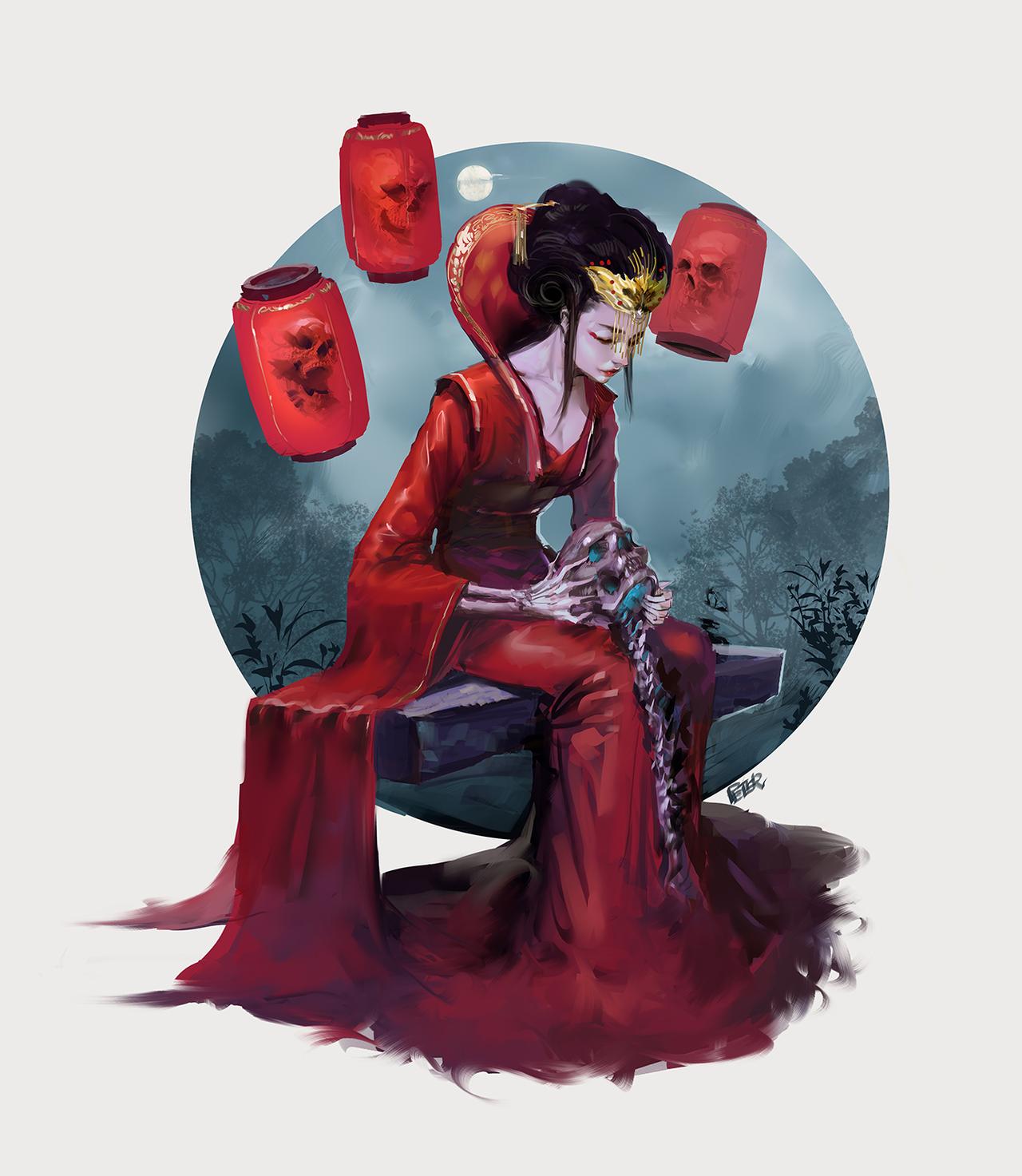 1280x1473, 125 Kb / фонарики, черепа, рука, superschool48