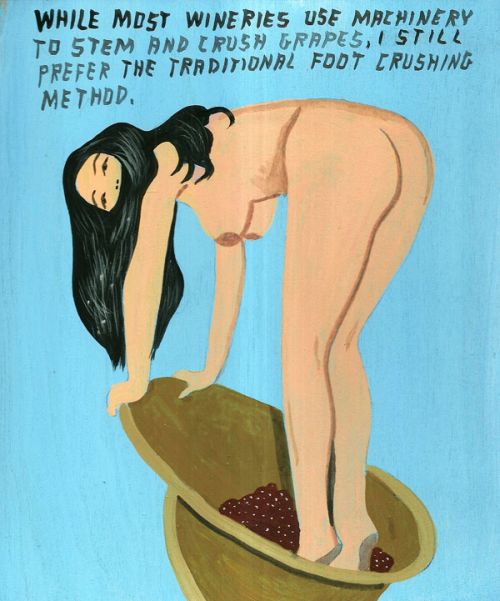 500x601, 49 Kb / девка, виноград, традиции, рисунок