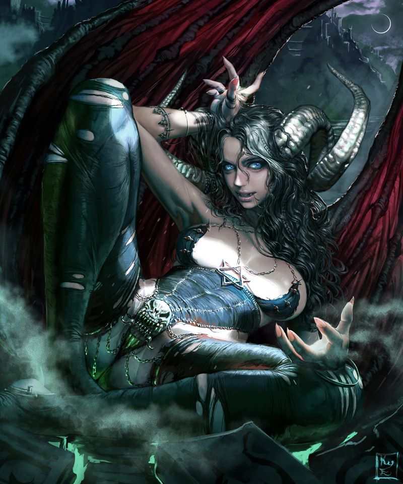 800x960, 129 Kb / дьяволица, Kyu Yong Eom