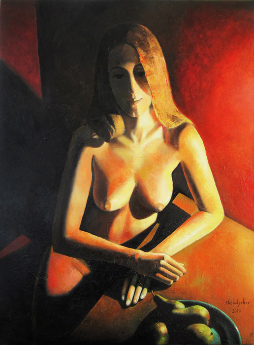 516x700, 148 Kb / девка, груши, рисунок