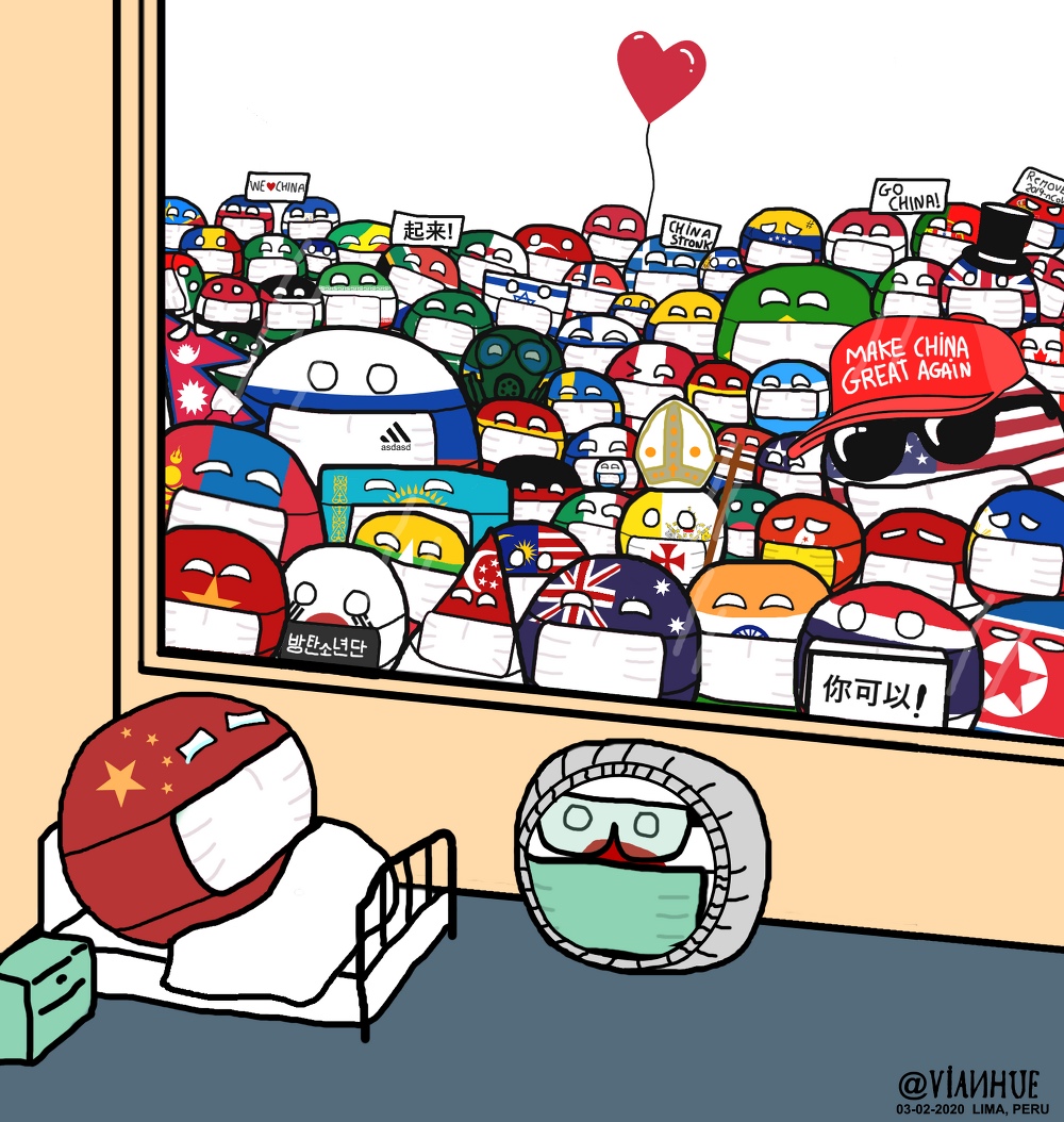 1000x1054, 380 Kb / Китай, коронавирус, маска