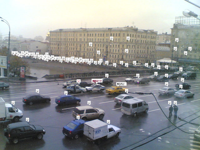 640x480, 116 Kb / ГАИ, авария, смех, смайл