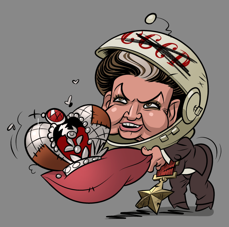 800x792, 308 Kb / dahr, Даня Кузмичёв, Терешкова, поправки, обнуление, корона, политота, космонавтка, подушка