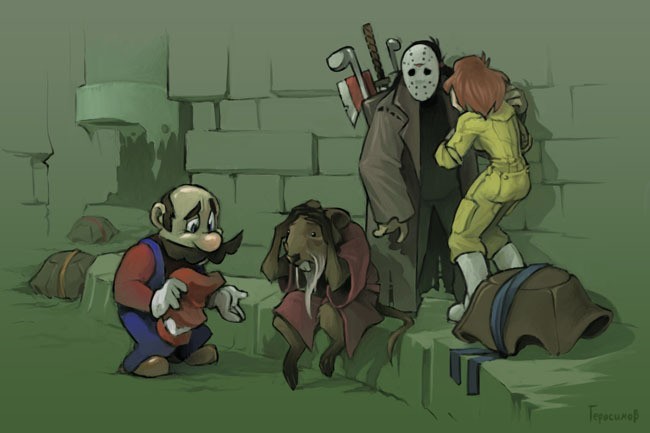 650x433, 41 Kb / марио, черепашки-ниндзя