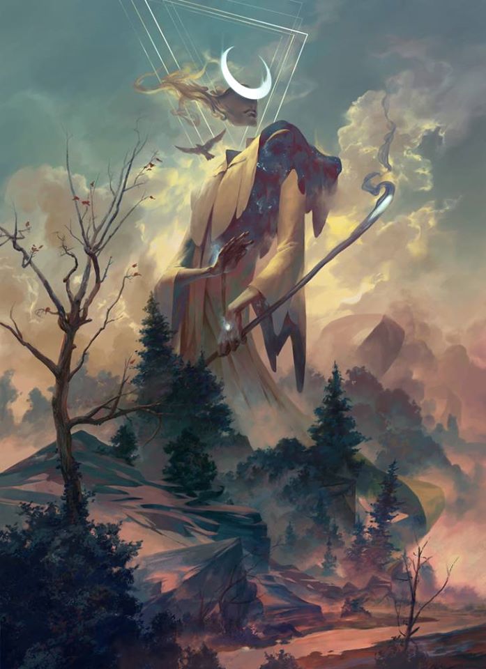 697x960, 85 Kb / Peter Mohrbacher, ангел, бог